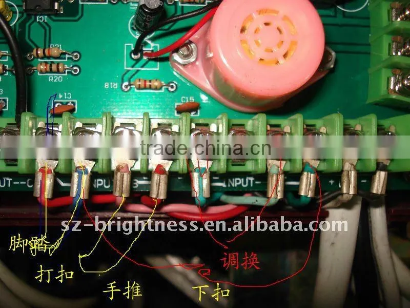 low price electric grommet machine/ button fixing machine