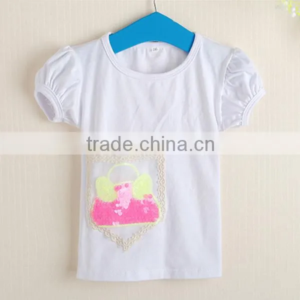 wholesale 100% cotton fashionable soft fabric baby clothing design baby tops