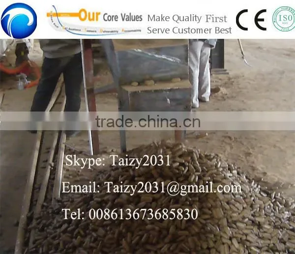 sawdust briquetter press machine/machine pressed sawdust/sawdust press machine