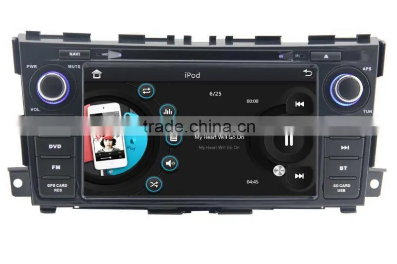 GPS digital media player Car dvd headunit FOR Nissan TEANA 2013 with Win CE 6.0 system 800MHz 3G Phone GPS DVD BT