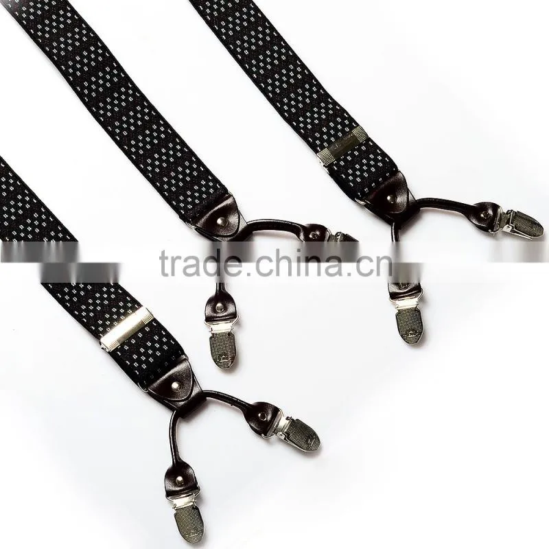Leather suspenders High qualiy Man braces