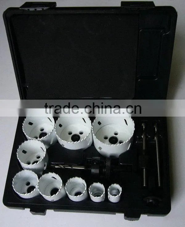Customized custom bi-metal hole saw kits