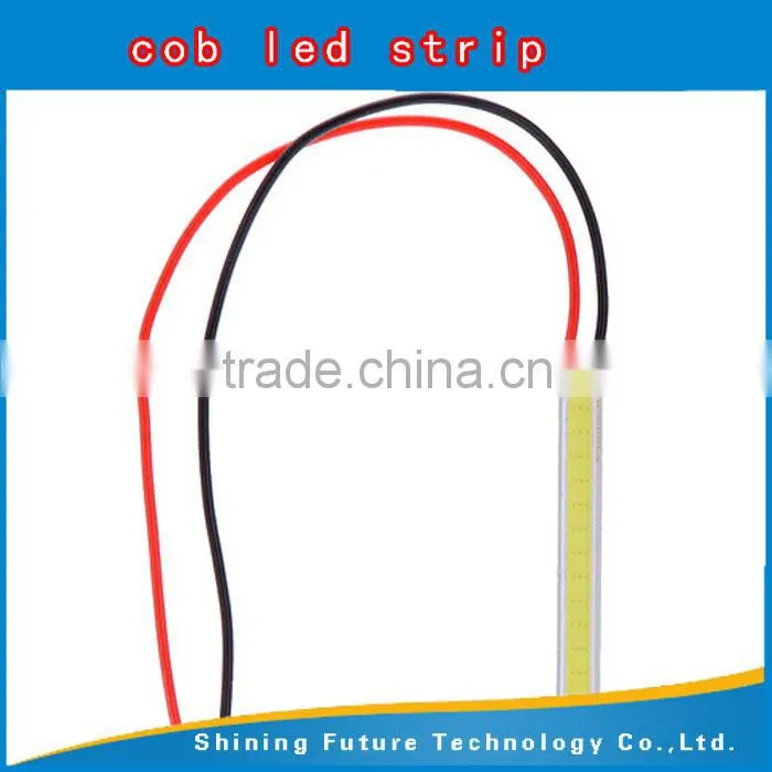 12 volt cob led strip aluminum warm white daytime running light
