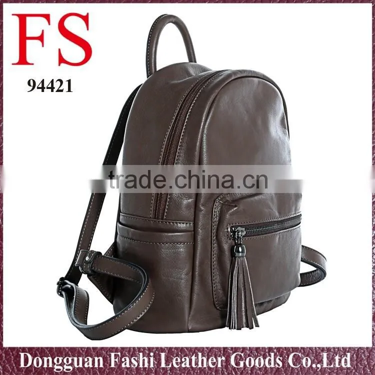 factory supply boutique new arrival leather backpack bag