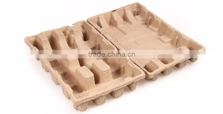 Paper pulp tray biodegradable paper pulp tray/Pulp industrial tray