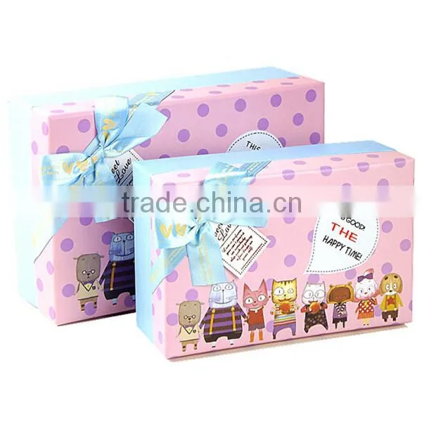 Cute Cartoon Cat Family Gift Box