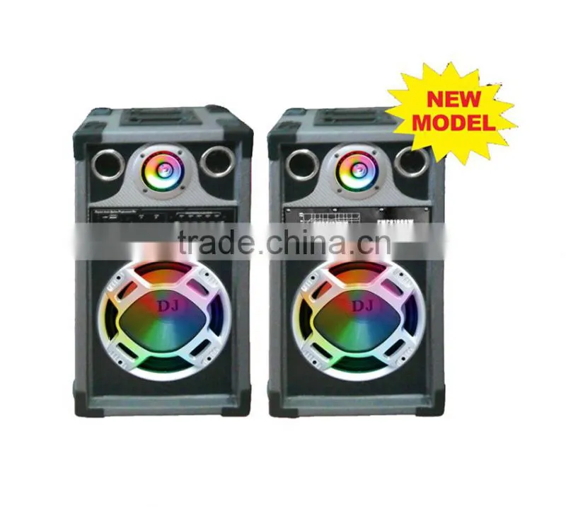 8 inch hight power China professional outdoor concert speakers with light