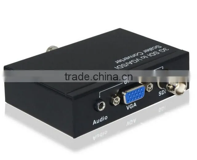 Mini VGA UTP Extender By Cat6 Cable With Audio 1x1Splitter For HDTV Support GAIN & PEAK Adjustment