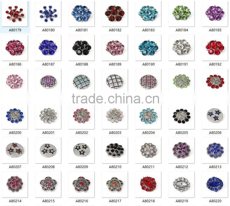 2016 Snap Jewelry Fit 18mm Ginger Snaps Buttons For Women DIY Jewelry