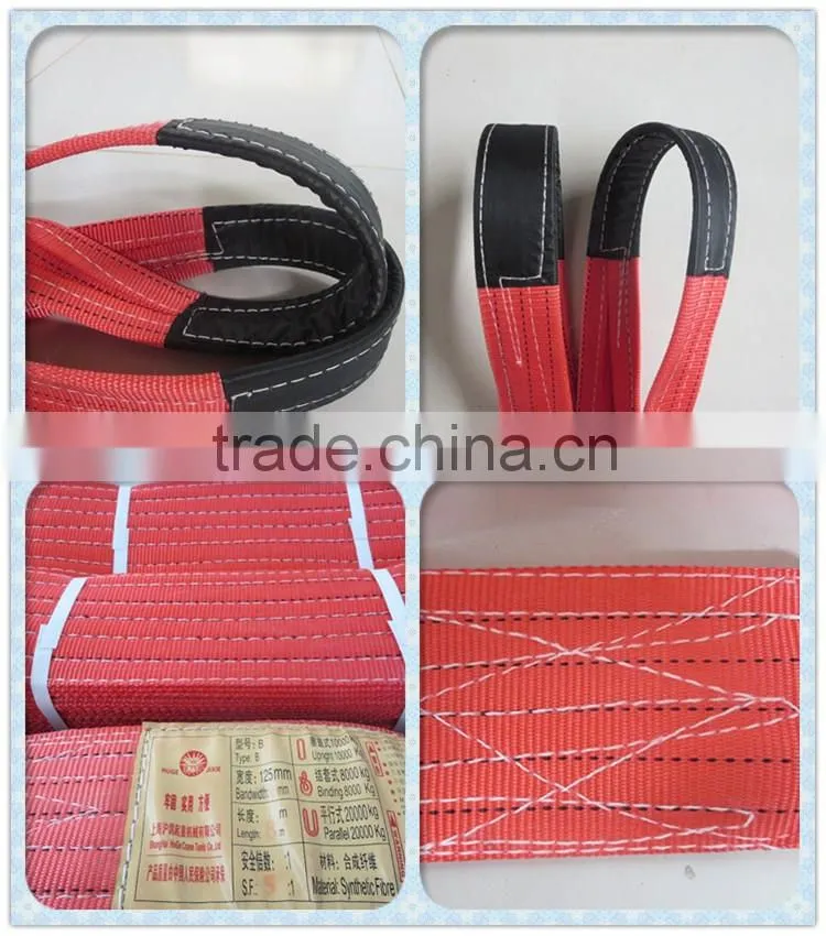 flat polyester slings lifting belt sling nylon sling belt