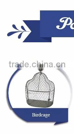 Metal White Wholesale Decorative Bird Cages Wedding