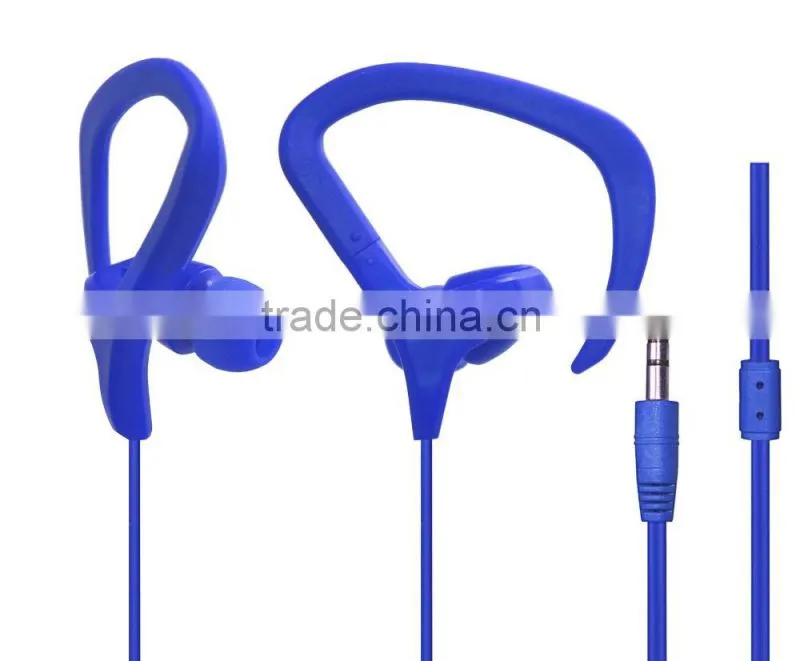 Durable Earhook Earphones With Mic Colorful Earphones For Iphone Samsung