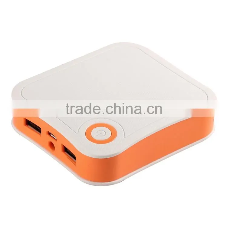 big capacity Dual USB mobile phone power bank charger 10400mah