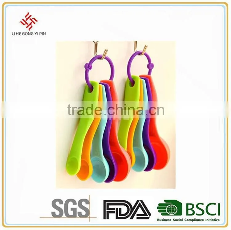 Promotional 2016 new 5 colors plastic home spoon