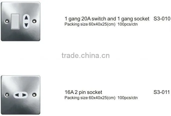 45A and 13A cooker unit control switch