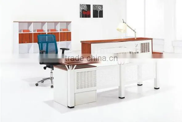 TG007 new modern office furniture reception desk with stainless steel leg