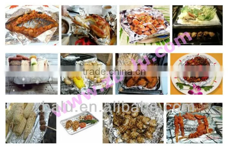 Aluminium foil lids for aluminium foil container