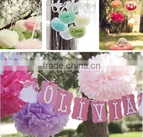 tissue paper flower