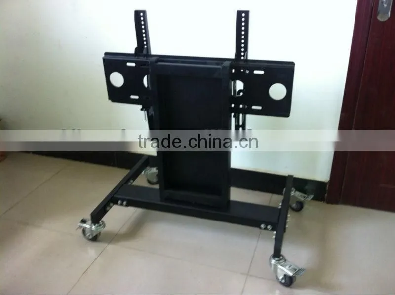2013 moveable plasma lcd adjustable steel cart TV mount