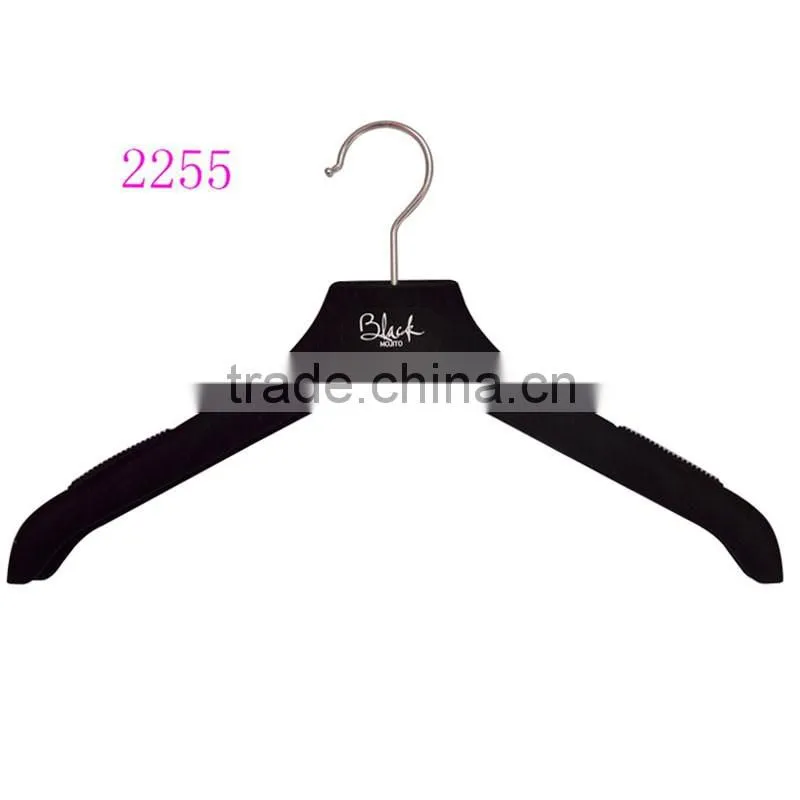 Luxury Brown Heavy Duty Bridal Wedding Dress Hanger In Flocking