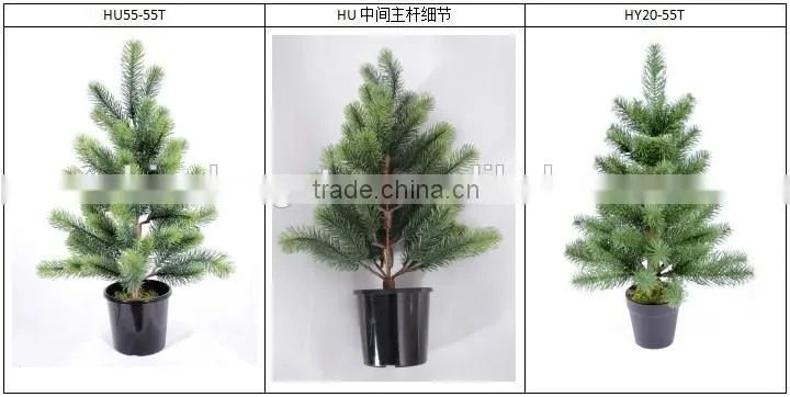 Christmas decoration fake tree single PE christmas tree