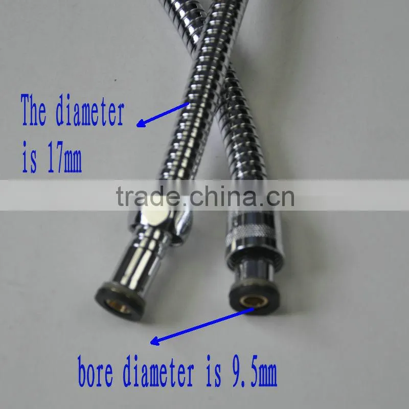 Best quality stainless steel big Shower Hose Chrome england flexible hose