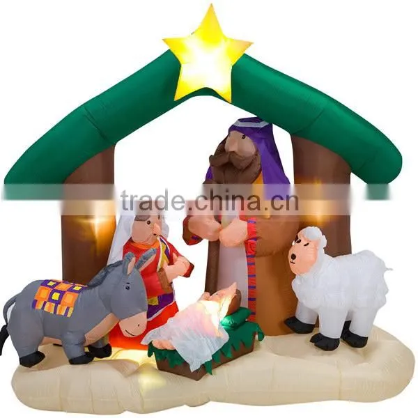 New customized inflatable christmas lawn decorations