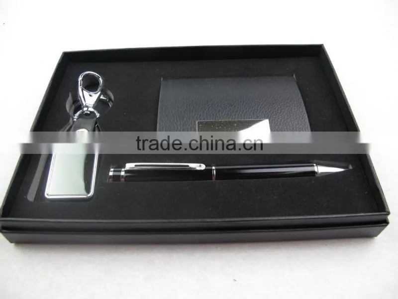 gifts card case keychain metal ball-point pen sets TS-p00413