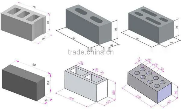 China machine export south africa QTJ 5-20 automatic cement concrete brick block making machine