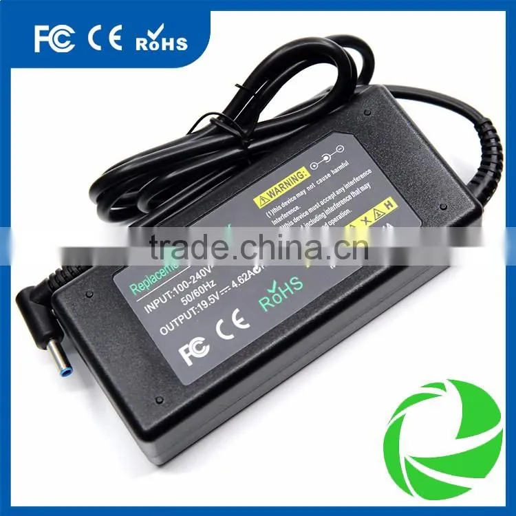 For HP ENVY 15 blue tip laptop adapter 19.5V 4.62A 90W laptop usage charger ac dc power adapter supply
