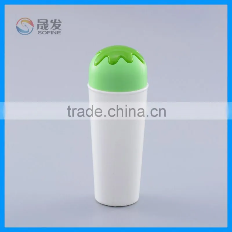 Screw cap children lotion bottle