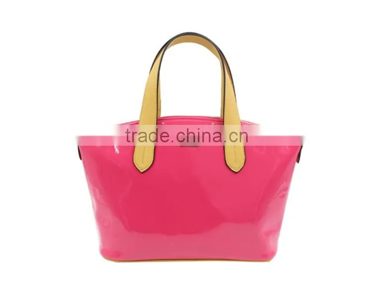 Pink bright lady fashion bags