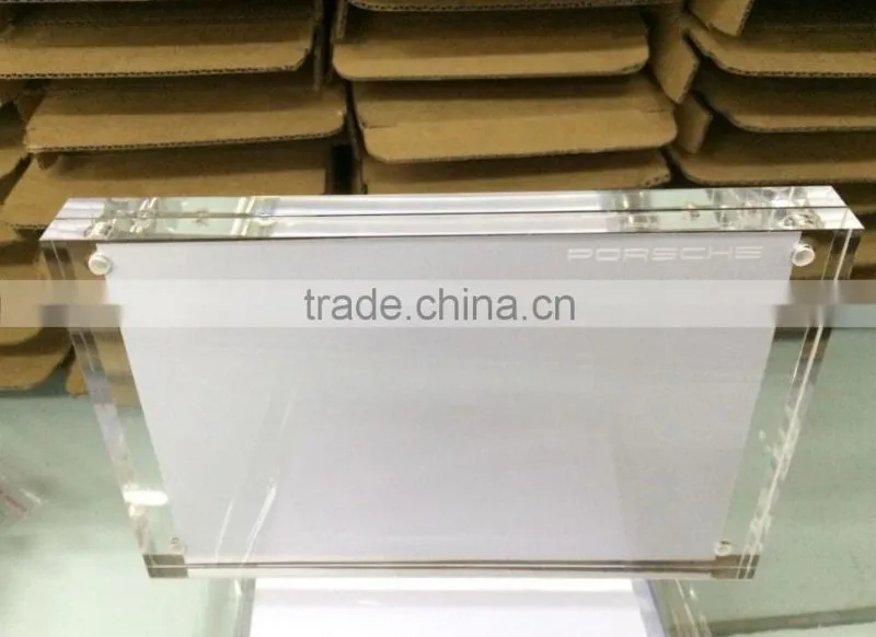 acrylic showcase display picture photo frame