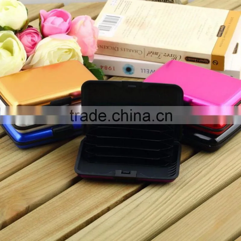 Hot Waterproof Business ID Credit Card Wallet Holder Aluminum Metal Case Box