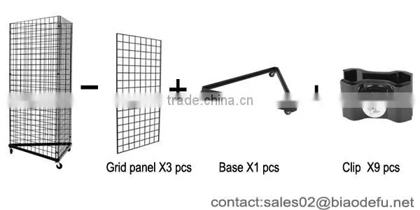Chrome plating Triangle base metal grid panel