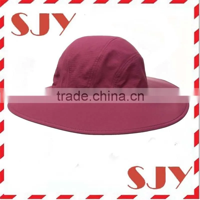 High Quality Women's Wide Brim Plain Sombrero Hat