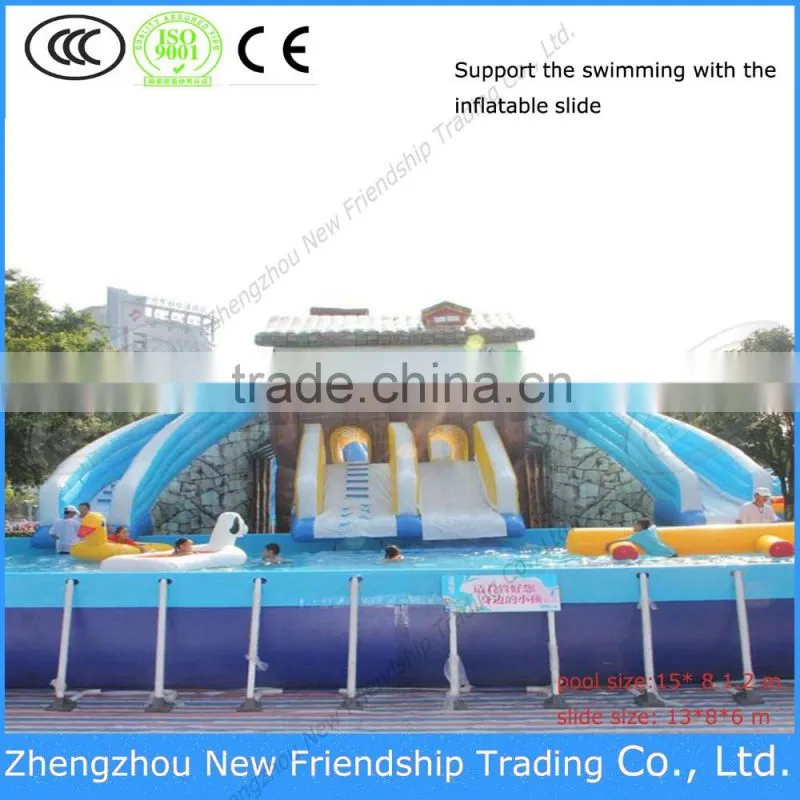 China pvc tarps fabric Support swimming pool with high quality