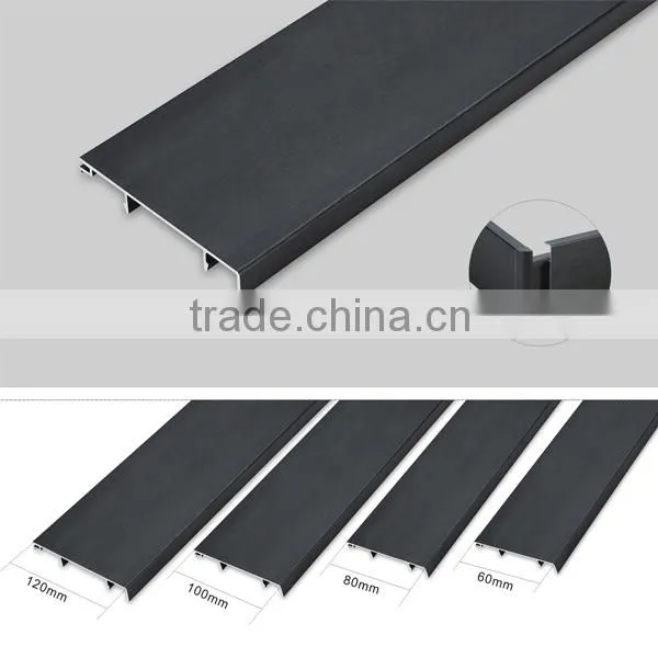 Aluminum Skirting Board for Wall Edge Corners
