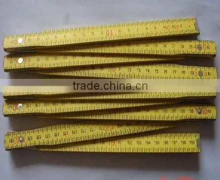 wooden folding ruler