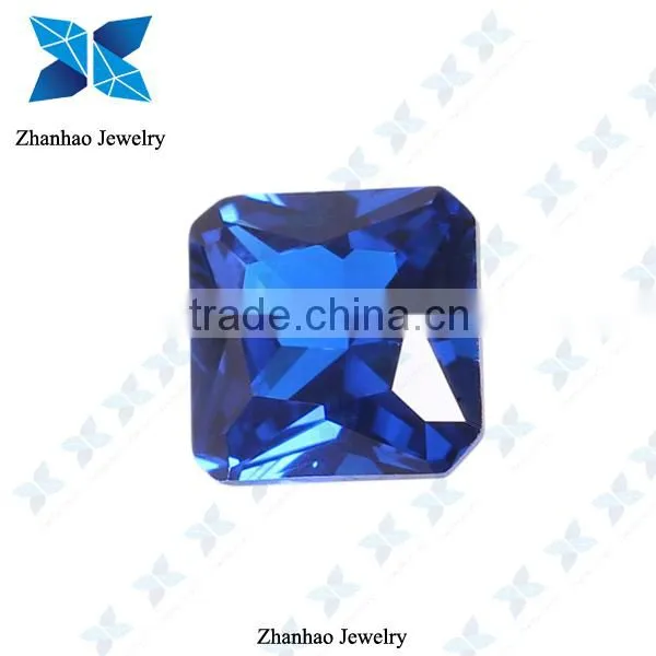 Natural star dark blue sapphire gemstones for jewelry