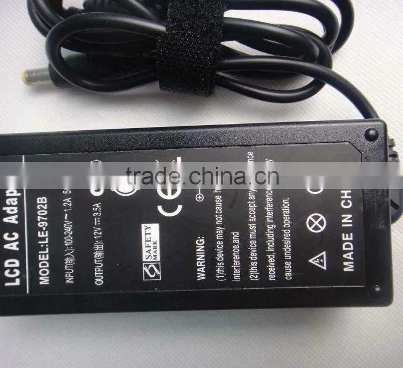 OEM 12v 3.5a LCD charger for SIKER LCD MONITOR: FP2081, FP450, FP547, FP553