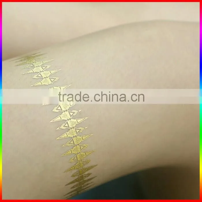 custom metallic temporary flash tattoos, fluorescent tattoos