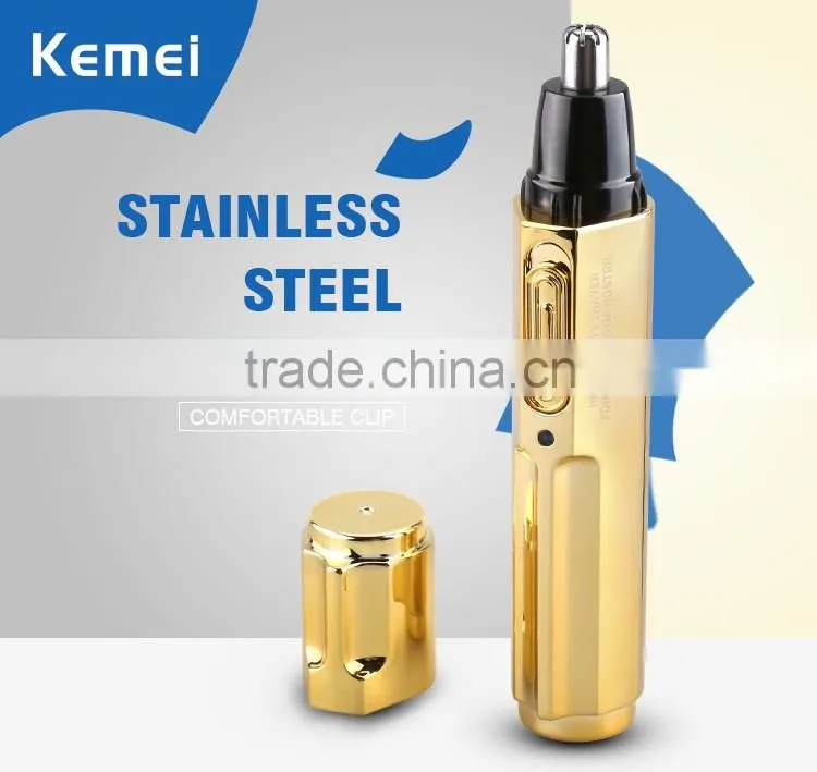 Kemei6616 Modern Design Professional Nose & Ear Trimmer Electric Rechargeable Nose Trimmer for Men and Women