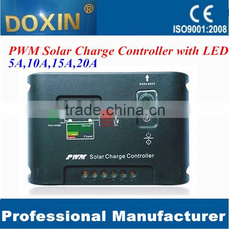5A wind generator battery solar hybrid charge controller inverter with LED