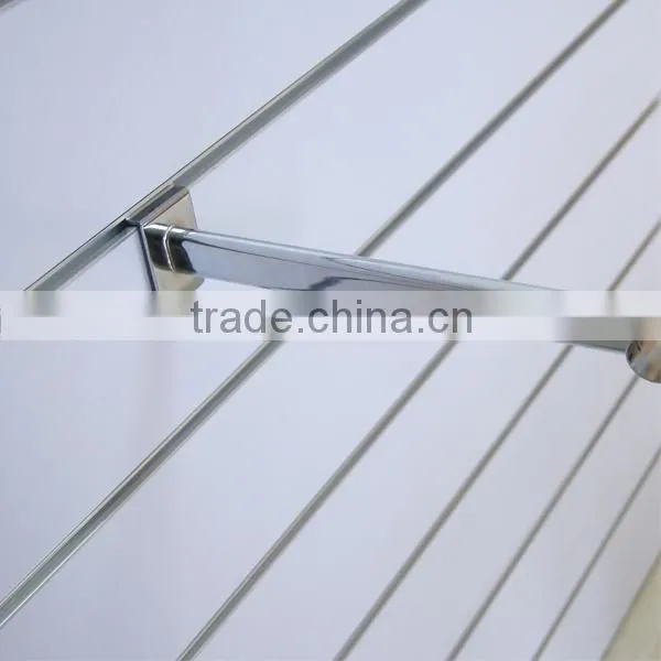 Metal shelf bracket,slatwall tube display bracket