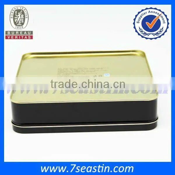 food grade europe biscuit metal tin box