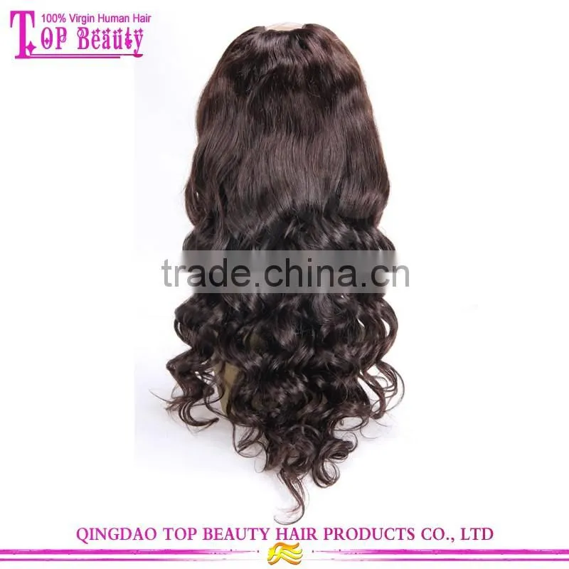 Ali Trade Assurance Paypal Accepted Factory Price Tangle Free Professional Indian Remy Hair U Part Wig