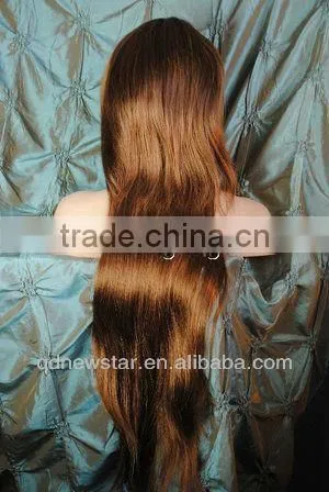 Brown color bob long Synthetic lace front Wig drop shipping factory price