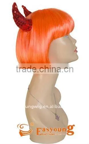 Cheap halloween wig, synthetic hair wigs new product for party.