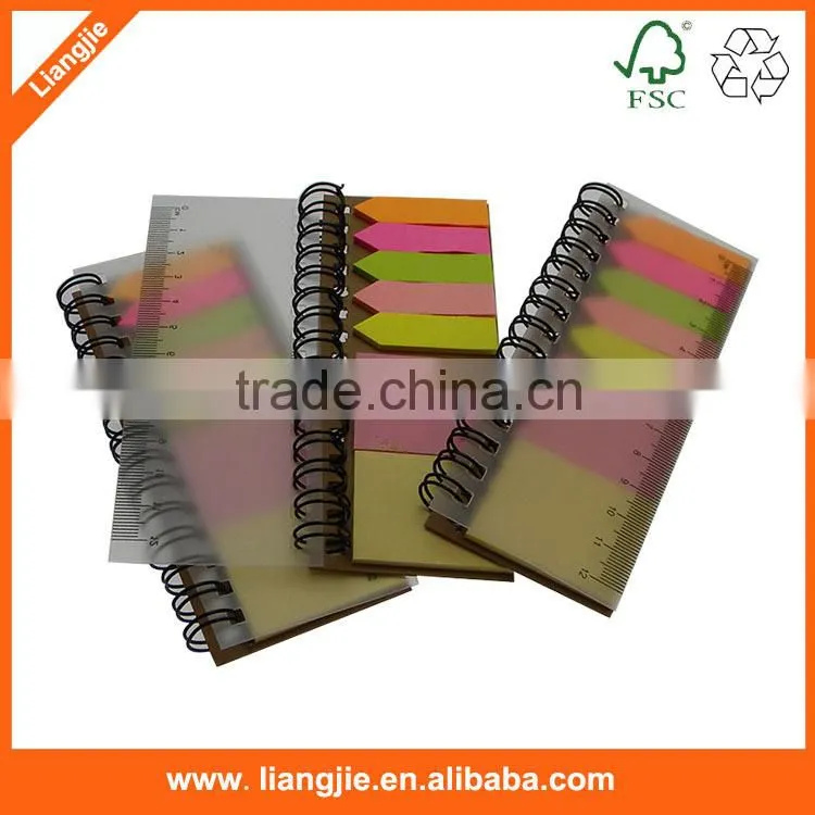 remove shaped memo pad with pen hole